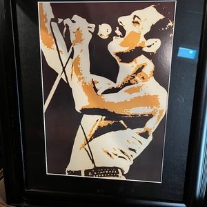 Freddy mercury framed art